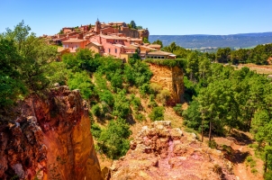 France - Old Town of Roussillon Provence