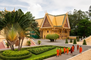 Cambodia - Royal Palace grounds Phnom Penh