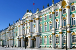 Russia - Winterpalace in St. Petersburg