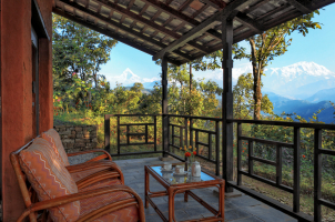 Tiger Mountain Lodge - veranda view